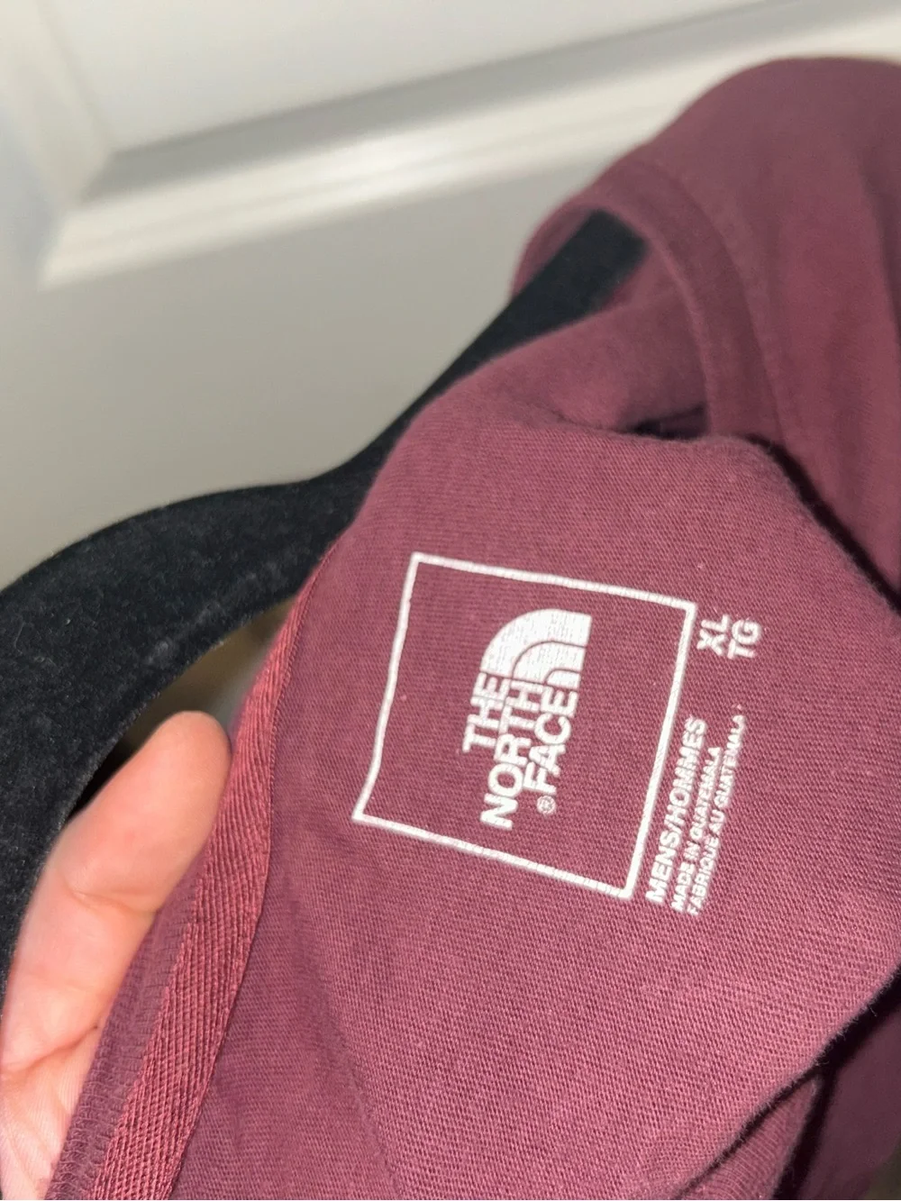 The North Face Men's Maroon Short-Sleeve Logo Tee